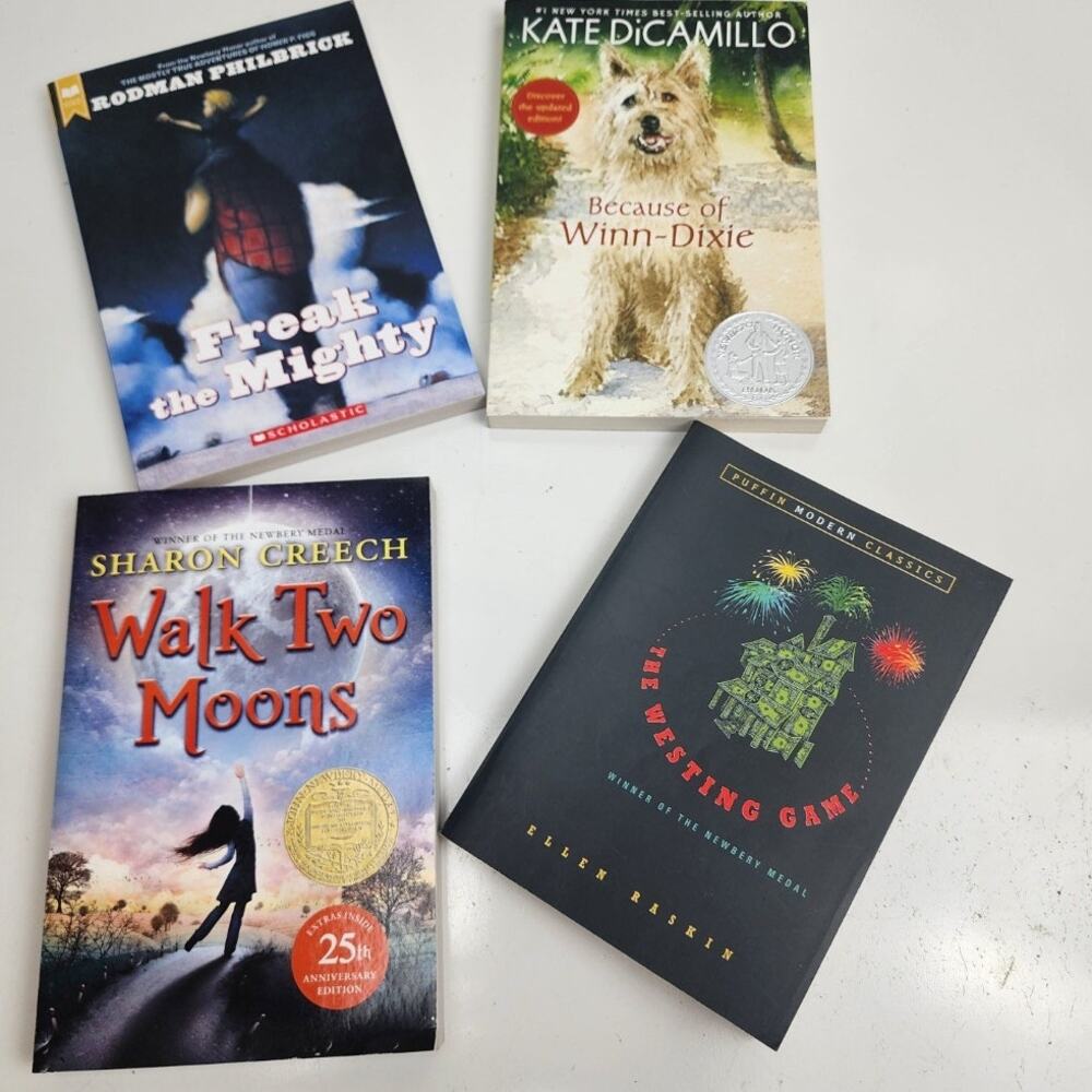 Young Adult Juvenile Middle School Readers Lot of 4 Chapter Paperback Books
